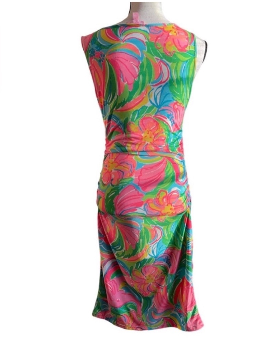 Lilly Pulitzer So A Peeling Madeira Bodycon Dress Elephant Monkey Size XL - Picture 4 of 5